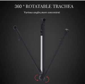 Planet Gates 631 Cycling Bicycle Pump 140 PSI MTB Foldable Bike Ball Aluminum Alloy Portable Floor Air Inflator Pump Presta / Schrader Valve