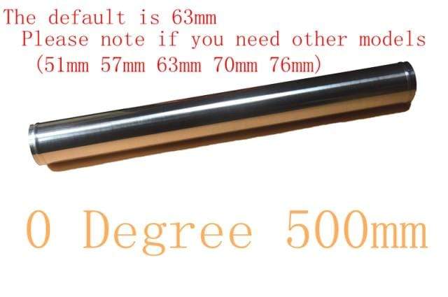 Planet Gates Universal 2.5inch Aluminum Tube 51/57/63/76mm Air Intake Pipe for Racing Car Intercooler Air Intake 0/45/90/180 Degrees L S Type