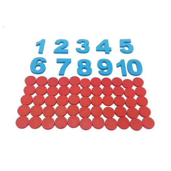 Planet Gates 64A Children's wooden montessori numbers 1-9000 learning card math teaching aids preschool children early education educational toys