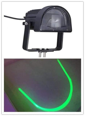 Planet Gates 64v / U zone Green 9-80V blue 48v 24v 3inch 64v 20w  Light Vehicle Safety Lamp LED Forklift light fork truck concave spot beam to Linde Hyster yale