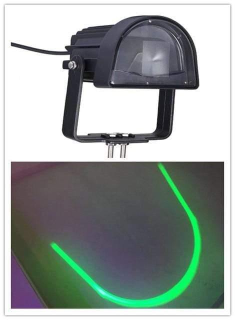 Planet Gates 64v / U zone Green 9-80V blue 48v 24v 3inch 64v 20w  Light Vehicle Safety Lamp LED Forklift light fork truck concave spot beam to Linde Hyster yale