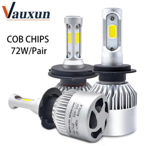 Planet Gates 6500K 72W 8000LM / China / 9005/HB3 1 set H7 LED H1 H4 H11 Car Headlight Bulb H3 HB4 H8 HB3 9005 9006 LED Fog Lights 72W 8000LM 6500K Auto Car Light