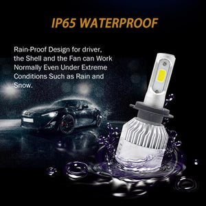 Planet Gates 6500K 72W 8000LM / China / 9005/HB3 1 set H7 LED H1 H4 H11 Car Headlight Bulb H3 HB4 H8 HB3 9005 9006 LED Fog Lights 72W 8000LM 6500K Auto Car Light