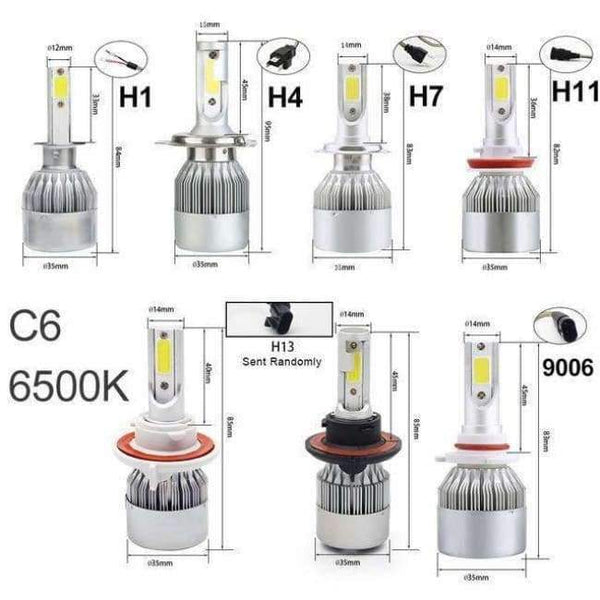 Planet Gates 6500K / Čína / H11 BraveWay LED dvoubarevné světlomety do auta H7 H13 9006 H4 LED žárovky pro autosvětla H11 dvoubarevná žárovka 3000K 6500K 8000L