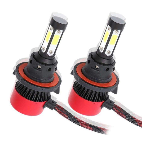 Planet Gates 6500K / H4 Hi Lo Aslent 4 strany 8000LM H8 H11 mlhová světla bez chyby h7 led H4 LED žárovky HB3 9005 HB4 9006 80W autožárovky pro auta 12V 6500K