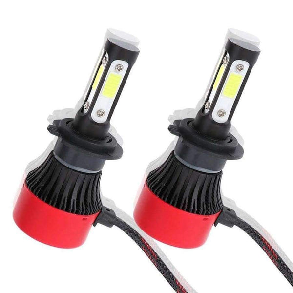 Planet Gates 6500K / H4 Hi Lo Aslent 4 strany 8000LM H8 H11 mlhová světla bez chyby h7 led H4 LED žárovky HB3 9005 HB4 9006 80W autožárovky pro auta 12V 6500K