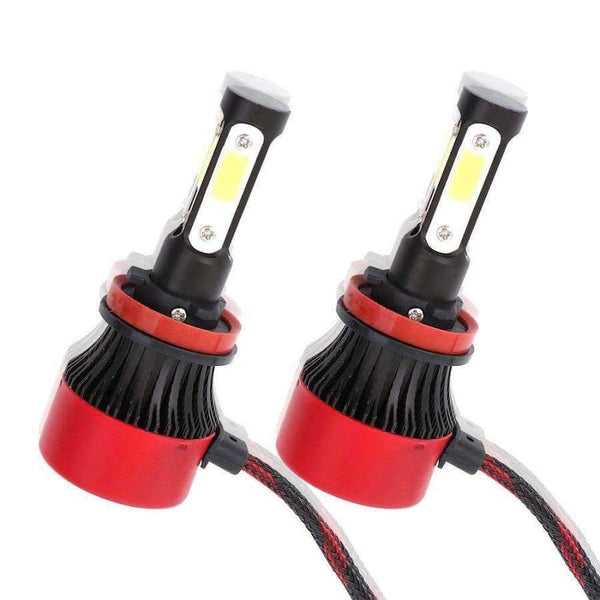 Planet Gates 6500K / H4 Hi Lo Aslent 4 strany 8000LM H8 H11 mlhová světla bez chyby h7 led H4 LED žárovky HB3 9005 HB4 9006 80W autožárovky pro auta 12V 6500K