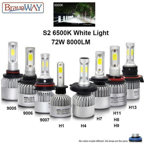 Planet Gates 6500K / Russian Federation / H3 H4 Led Light Headlight Lamp Dual Colors H7 H4 H1 H8 H11 H13 9005 9006 HB4 Car Light H7 Car Led Light Bulb H3 Fog Light