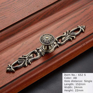 Antique Handle Knob Furniture Handle Kitchen Cabinet Handle Drawer Handle Pulls Zinc Alloy Cupboard Handles European Handles
