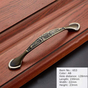 Antique Handle Knob Furniture Handle Kitchen Cabinet Handle Drawer Handle Pulls Zinc Alloy Cupboard Handles European Handles