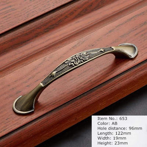 Antique Handle Knob Furniture Handle Kitchen Cabinet Handle Drawer Handle Pulls Zinc Alloy Cupboard Handles European Handles