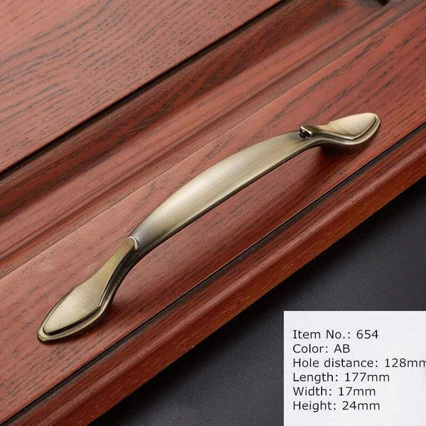 Antique Handle Knob Furniture Handle Kitchen Cabinet Handle Drawer Handle Pulls Zinc Alloy Cupboard Handles European Handles