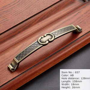 Antique Handle Knob Furniture Handle Kitchen Cabinet Handle Drawer Handle Pulls Zinc Alloy Cupboard Handles European Handles