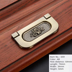 Antique Handle Knob Furniture Handle Kitchen Cabinet Handle Drawer Handle Pulls Zinc Alloy Cupboard Handles European Handles