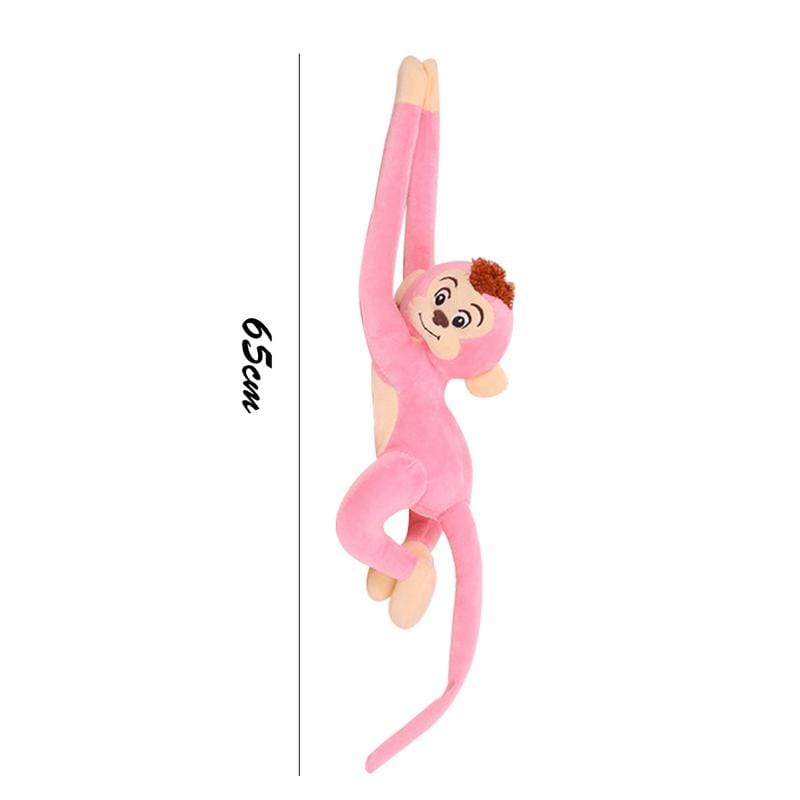 Planet Gates 65CM Cute 4 Colors Kawaii Long Arm Tail Monkey Stuffed Doll Plush Toys Curtains Baby Sleeping Appease Animal Doll Birthday Gifts