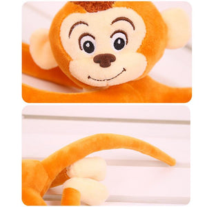 Planet Gates 65CM Cute 4 Colors Kawaii Long Arm Tail Monkey Stuffed Doll Plush Toys Curtains Baby Sleeping Appease Animal Doll Birthday Gifts