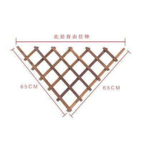 Planet Gates 65x65cm Expanding Wooden Garden Wall Fence Panel Plant Climb Trellis Support Decorative Garden Fence for Home Yard Garden Decoration