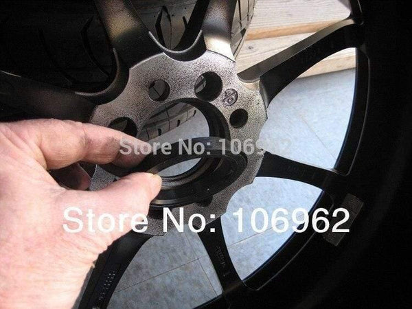 66.6-57.1mm 20pcs Black Plastic Wheel Hub Centric Rings for Audi VW BMW Wheel Rim Parts Car Accessories