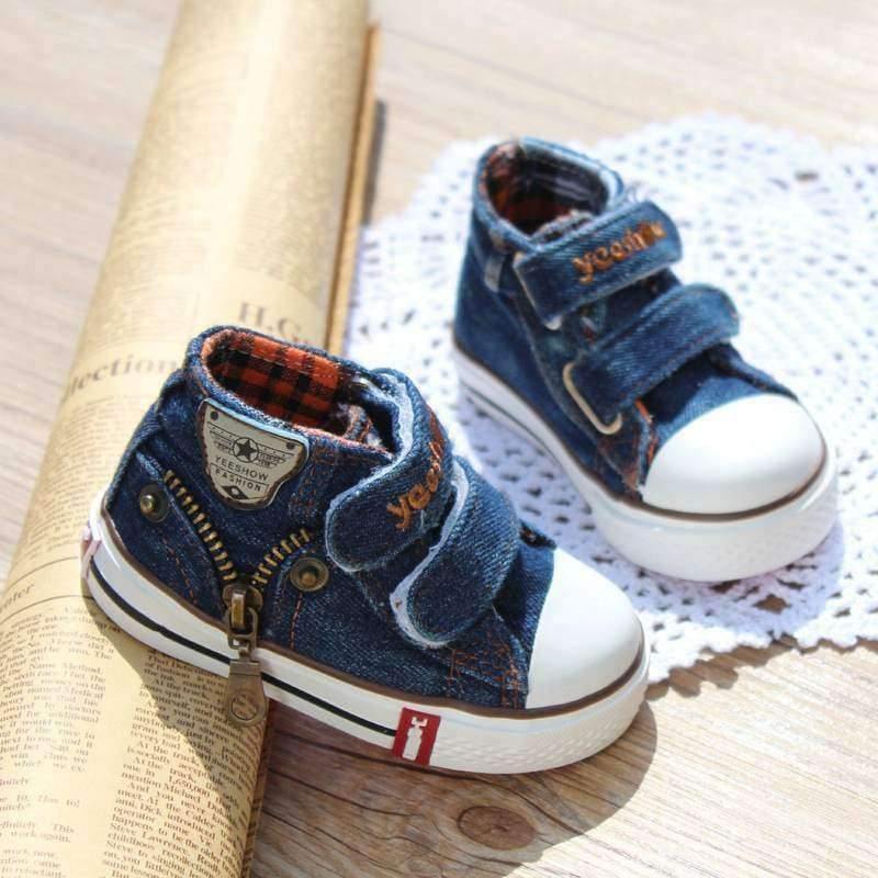 Planet Gates 660blue / 4 Canvas Children Shoes Boys Sneakers Brand Kids Shoes for Girls Baby Jeans Denim Flat Boots toddler shoes  YS660
