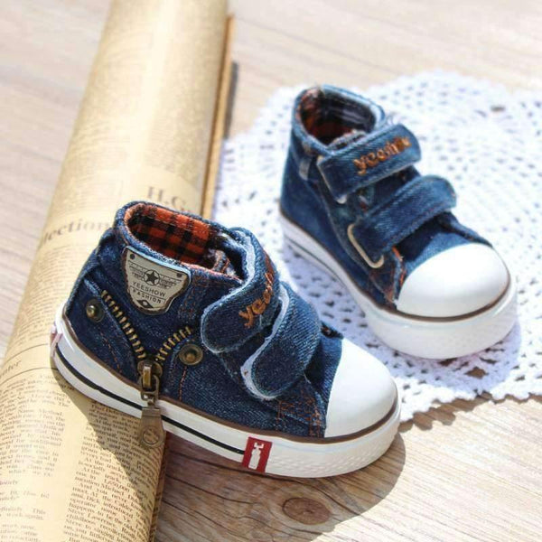 Planet Gates 660blue / 4 Canvas Children Shoes Boys Sneakers Brand Kids Shoes for Girls Baby Jeans Denim Flat Boots toddler shoes  YS660