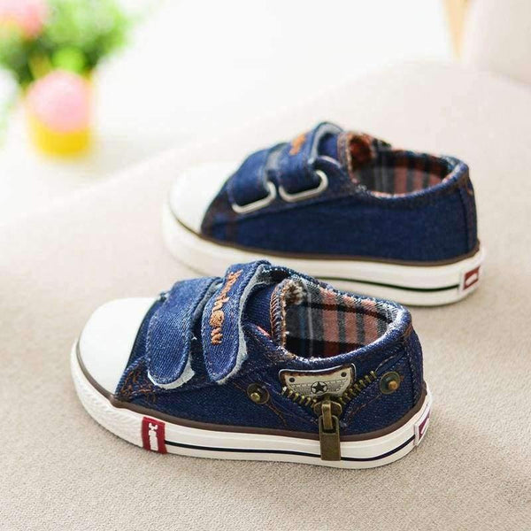 Planet Gates 660blue / 4 Canvas Children Shoes Boys Sneakers Brand Kids Shoes for Girls Baby Jeans Denim Flat Boots toddler shoes  YS660