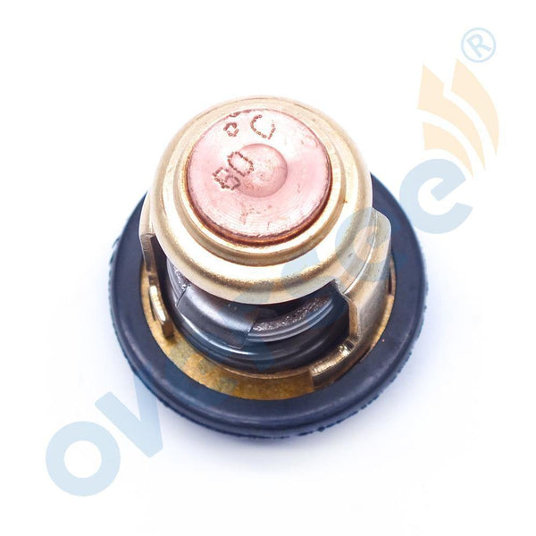 Planet Gates 66M-12411 Thermostat 60 Degrees 140F For Yamaha Mercury Honda Suzuki  4 stroke Outboard Engine  6F5-12411-03-00