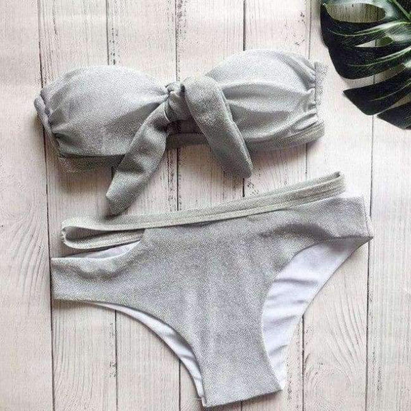 Planet Gates 6777 / L Color Hard Cover Split High Waist Bikini Swimsuit Female Two Piece Set Swimming Suit Crisscross Swimsuit Bandage For Women