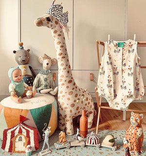 Planet Gates 67cm Big Size Simulation Giraffe Plush Toys Soft Stuffed Animal Giraffe Sleeping Doll Toy For Boys Girls Birthday Gift Kids Toy