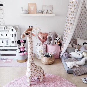 Planet Gates 67cm Big Size Simulation Giraffe Plush Toys Soft Stuffed Animal Giraffe Sleeping Doll Toy For Boys Girls Birthday Gift Kids Toy