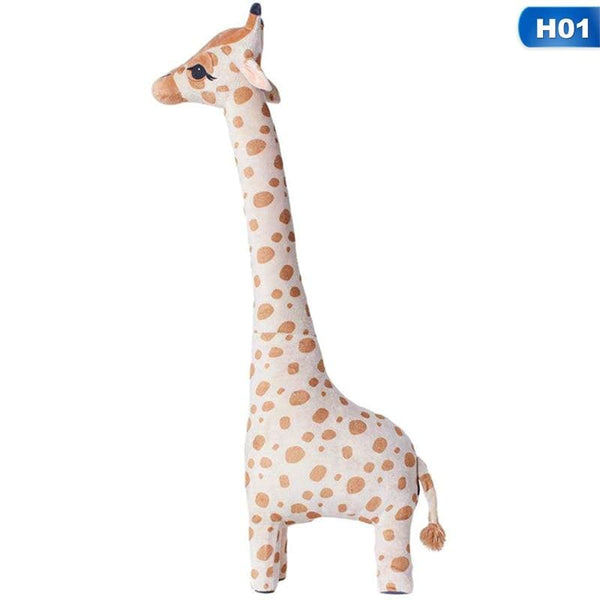 Planet Gates 67cm Big Size Simulation Giraffe Plush Toys Soft Stuffed Animal Giraffe Sleeping Doll Toy For Boys Girls Birthday Gift Kids Toy