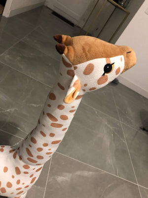 Planet Gates 67cm Simulation Standing Giraffe Plush Toy hold pillow Soft Stuffed Animal Sophie deer Sleeping Doll Toy kids baby Birthday Gift