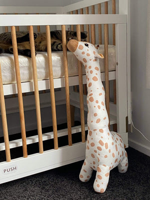 Planet Gates 67cm Simulation Standing Giraffe Plush Toy hold pillow Soft Stuffed Animal Sophie deer Sleeping Doll Toy kids baby Birthday Gift