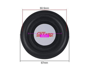 Rubber Bass Radiator Passive Radiator Speaker Woofer Vibration Membrane 30.5MM 40MM 50MM 75MM 85MM NEW 2PCS