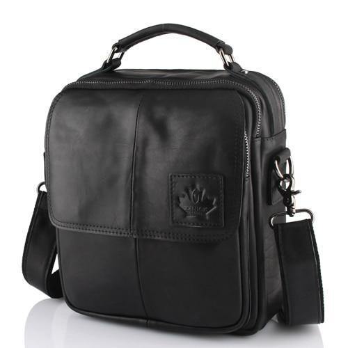 Planet Gates 6807 black Men's 100% Genuine Cowhide Leather Shoulder Bag,Quality Men Messenger Bags Causal Crossbody Handbag For Men BrieFcase Bags