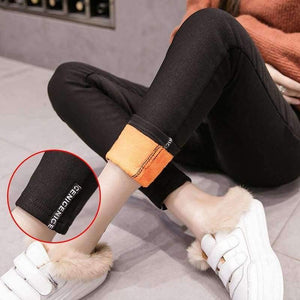 Planet Gates 692black / XL Winter Maternity Pencil Pants Pregnancy Clothes Velvet thickened trousers For Pregnant Women Elastic Waist Casual Pants Gravida