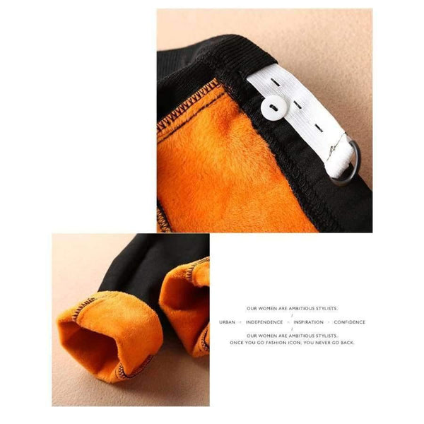 Planet Gates 692black / XL Winter Maternity Pencil Pants Pregnancy Clothes Velvet thickened trousers For Pregnant Women Elastic Waist Casual Pants Gravida