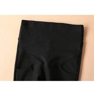 Planet Gates 692black / XL Winter Maternity Pencil Pants Pregnancy Clothes Velvet thickened trousers For Pregnant Women Elastic Waist Casual Pants Gravida