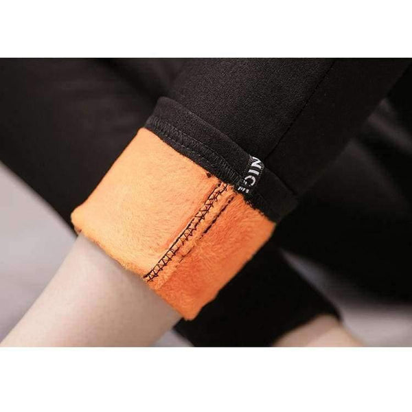 Planet Gates 692black / XL Winter Maternity Pencil Pants Pregnancy Clothes Velvet thickened trousers For Pregnant Women Elastic Waist Casual Pants Gravida