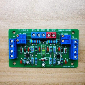 Planet Gates 6E1 Cat's Eye Tube Driver Board Kit DIY Tube Amplifier Installation Volume Level Level Indicator