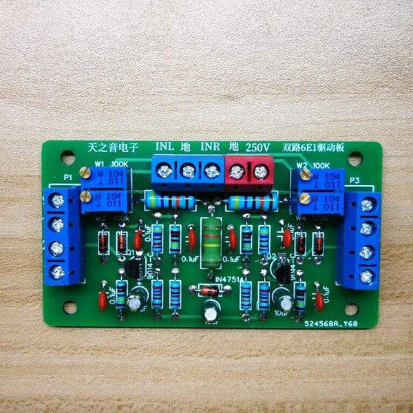 Planet Gates 6E1 Cat's Eye Tube Driver Board Kit DIY Tube Amplifier Installation Volume Level Level Indicator