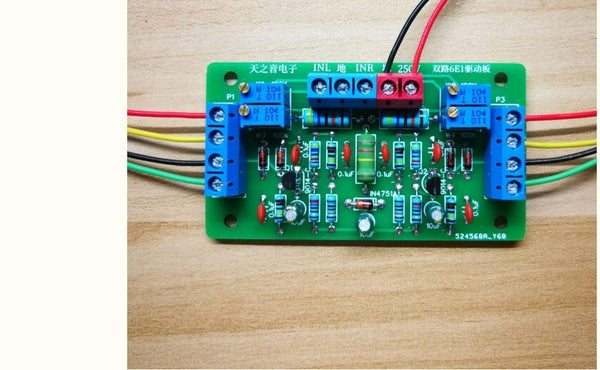 Planet Gates 6E1 Cat's Eye Tube Driver Board Kit DIY Tube Amplifier Installation Volume Level Level Indicator