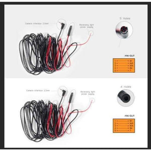 Planet Gates 6M/10M meter 4PIN/5PIN Car RCA CAR Reverse Rear View Parking Camera Video extension Cable 2.5mm jack