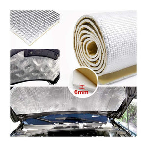 Planet Gates 6mm 236mil Thick Alumina fiber+ Muffler cotton Car Auto Indoor Heat Sound Deadening Insulation Soundproof Dampening Mat