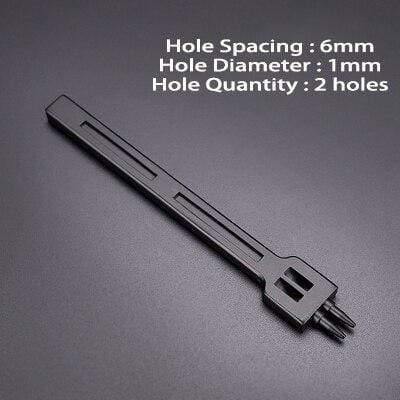 Planet Gates 6mm 2prong Round Hole Punch Row Prong Stitching Cutter Tool Hand Sewing Hole Leather Craft Tools Spacing Cutting 4mm 5mm 6mm 2/4/6 Holes