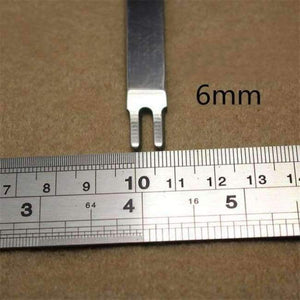 Planet Gates 6MM 4 pc 3/4/5/6mm Leather Craft Tools Hole Punches Stitching Punch Tool 1+2+4+6  Prong T20