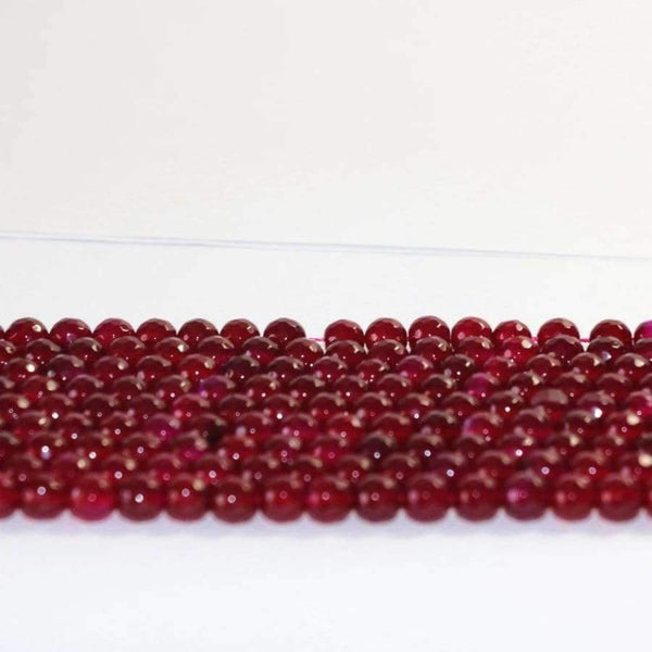 Planet Gates 6mm Newly make rose red agat natural stone carnelian onyx 6mm 8mm 10mm 12mm faceted round loose beads diy jewelry  15 inches A15