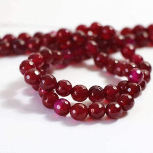 Planet Gates 6mm Newly make rose red agat natural stone carnelian onyx 6mm 8mm 10mm 12mm faceted round loose beads diy jewelry  15 inches A15