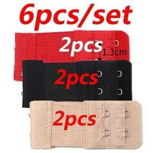 3PCS Bra Extenders Strap Buckle Extension 2 Rows 2 Hooks Clasp Straps Women Bra Strap Extender Sewing Tool Intimates Accessories