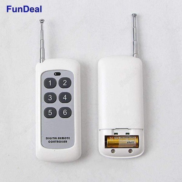 Planet Gates 6pcs 433Mhz Universal Wireless Smart Home Remote Control Switch DC 12V 1CH Relay Receiver Module with One 433 MHz RF Transmitter