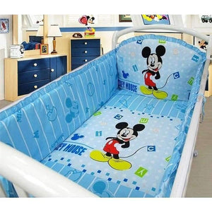 Planet Gates 6pcs 6/7pcs Cartoon Baby Crib Bedding Set Baby Boy/Girl Crib Bedding Sets Ropa de Cuna  ,120*60/120*70cm